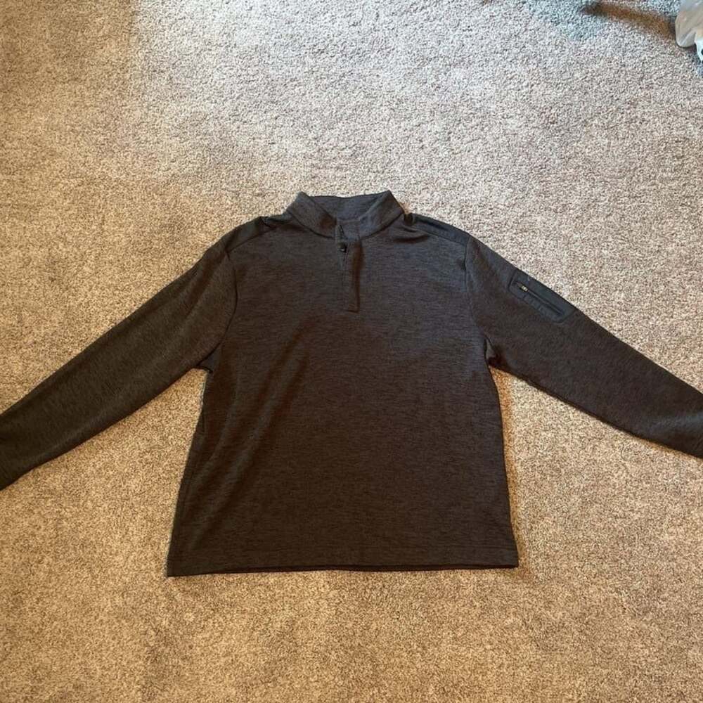 Greg Norman Sweater Mens Xtra Large Sleeve 1/4 Button Pullover Outdoor